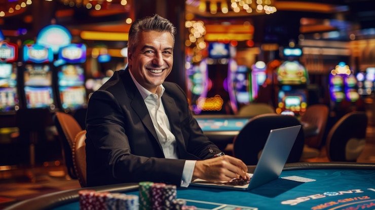 Dealer membagikan kartu untuk Number Pair